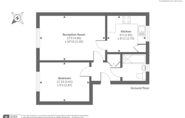 1 bed flat to rent  Millway Close